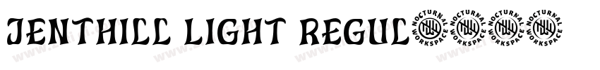 Jenthill Light Regul字体转换